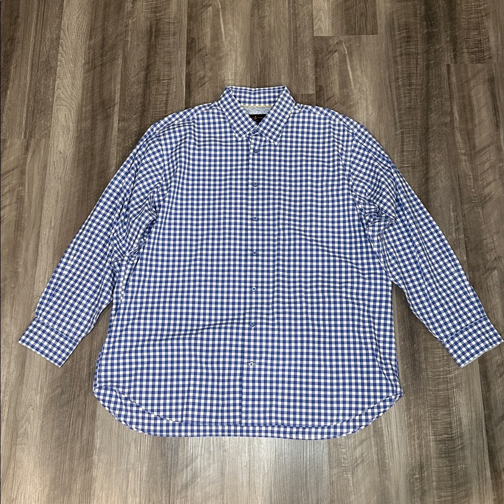Robert Talbott Classic Gingham Checkered Cotton L… - image 2